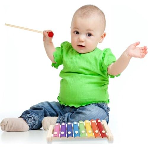 Toy Xylophone For Kids Wooden Xylophone Toy With Child Safe Mallets Educational Musical Instruments Colorful Toddlers Child Toy