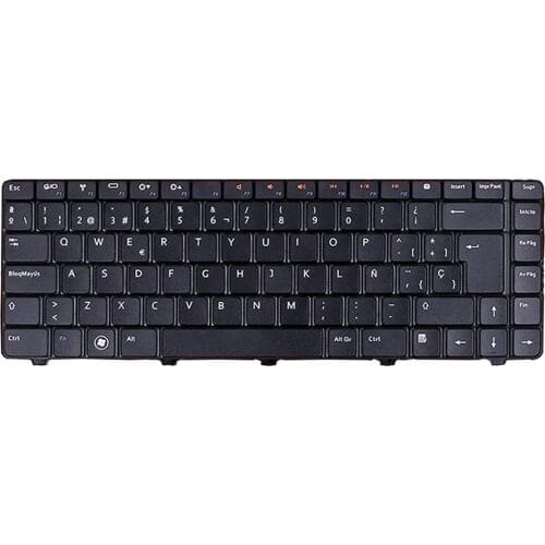 Laptop Keyboard Spanish Layout for Dell Inspiron 14R N4010 M4010 N4020 N4030 N5030 M5030 Laptop Replacement Keyboards