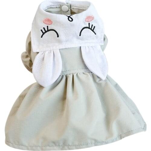 Cat Costume Bunny Skirt Cat Costume For Small Medium Dogs Cute Girl Dog Dress Pet Clothes