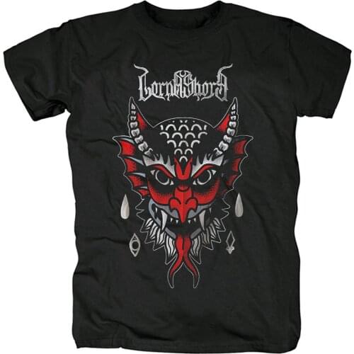 9 designs Lorna Shore Streetwear cool Rock Brand shirt heavy death metal Punk fitness 100%Cotton skateboard demon tee