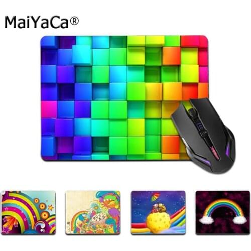Maiyaca Top Quality Rainbow art gamer play mats Mousepad Top Selling Wholesale Gaming Pad mouse