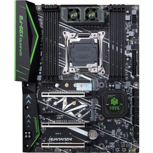 LX0B X99 F8D Motherboard LGA 2011-3 Socket USB Port SATA3.0 NVMe M.2 DDR4 Memory for XEON E5 2678 V3 V4 CPU Processors