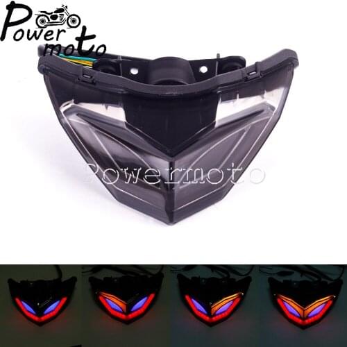 Motorcycle Smoke Lens LED Rear Taillight Tail Brake Turn Signal Stop Light For Kawasaki Ninja 250R 300 EX300 Z250 Z300 2013-2015