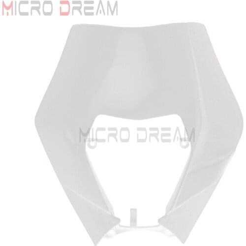 Motorcycle White Headlamp Dirt Bike Motocross Supermoto Universal For SX EXC XCF SXF SMR EXC-F XC 2015-2019 Headlight Cover