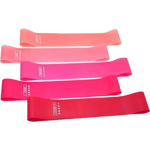 Resistance Exercise Bands Set Elastic Silicone Fitness Loop Bands Portable Multifunctional Workout Equipment for Yoga