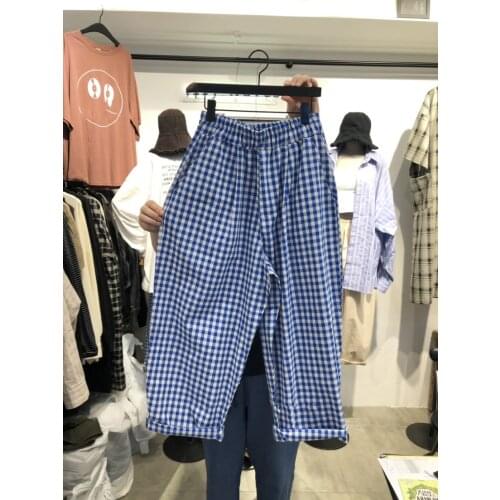 Namou Drane Women's Plaid Trousers