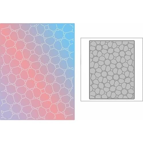 New Dotted Delicate Hole Background Panel 2021 Metal Cutting Dies for DIY Scrapbooking and Card Making Embossing Craft No Stamps