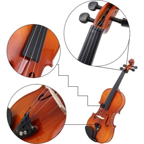 New Universal Full Set (E-A-D-G) Violin String Fiddle Strings Steel Core Nickel-silver Wound for 4/4 3/4 1/2 1/4 Violins