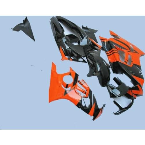Orange black Body For HONDA CBR600F3 97-98 CBR600RR 97 98 CBR 600F3 CBR600 F3 CBR 600 F3 1997 1998 Fairing