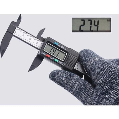 Plastic electronic digital display 0-100mm mini caliper