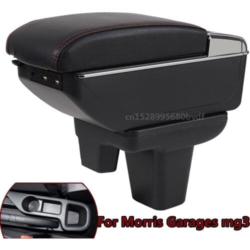 For Morris Garages MG3 mg3 armrest box central Store content Storage box with cup holder ashtray USB interface products