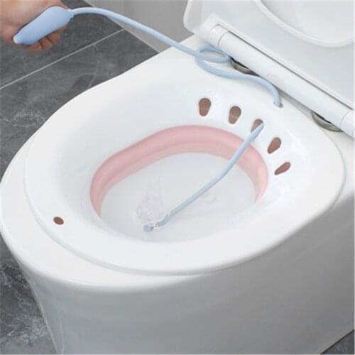 Foldable Wash Basin Pregnant Bidet Older Hip Bathtub Flusher Hemorrhoids Patients Nursing Bowl Women Buttocks Cleaning Basin