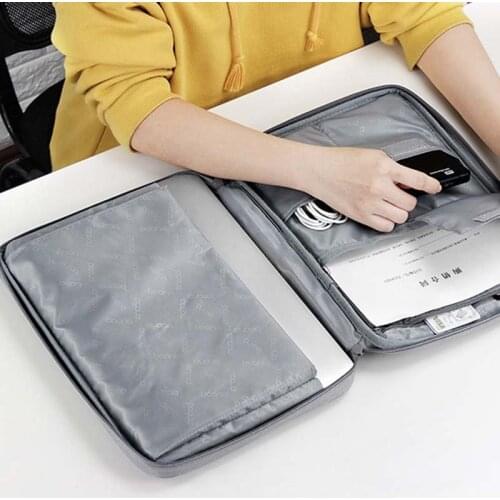 Cable New Storage Bag Laptop Bag 13 Inch Travel Carrying Bag For Macbook Shockproof Case Handbag