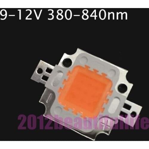 12V 10W 20W 30W 50W 100W 30mil Full Sprectrum 380-840nm DIY Plant Grow Led