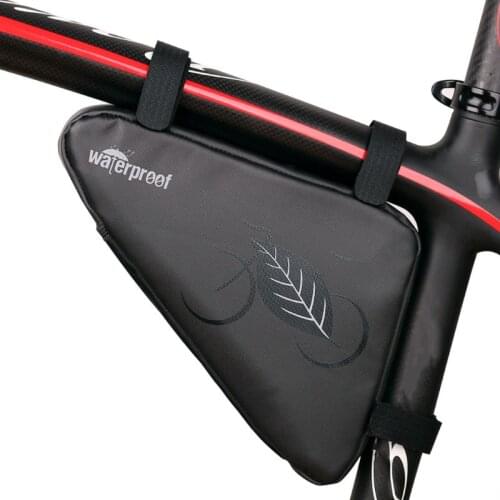 Water Resistant Bicycle Storage Bag Triangle Saddle Frame Pouch Cycling Accessories Pack for Mountain Bike