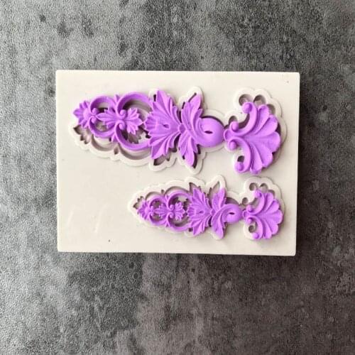 3D Silicone Molds European Lace Sugarcraft Fondant Chocolate Cake Mould Cake Decorating Tools