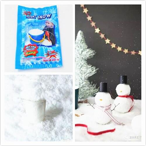 1pcs White Christmas Snow Modelling Clay Slime Super Light Clay with Tools Air Drying Light Plasticine Handmade Educational