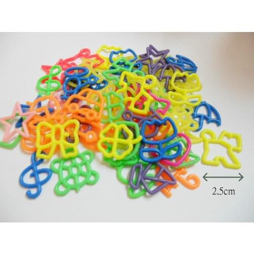 10X VINTAGE Plastic Charms-A (Line Figure) for Necklace Retro Fashion Jewellery Chain clip Bead Party Favors Pendant Pinata Loot