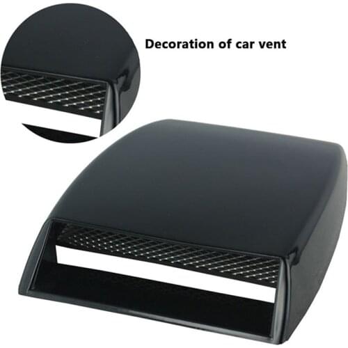3D Fake Car Engine Cover Air Vents Outlet Decorative Sticker Decals Car Stlyling Accessories