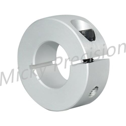 1pcs Mask Machine Accessories Aluminum Alloy Open Type Fixed Sleeve Bbearing Clamping Ring Shaft Collars with Slit SCS