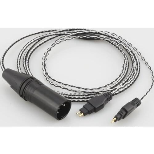Audiocrast XLR 4pins balanced cable for HD600/HD650/HD580 to PonoPlayer/XLR/A&K/Onkyo