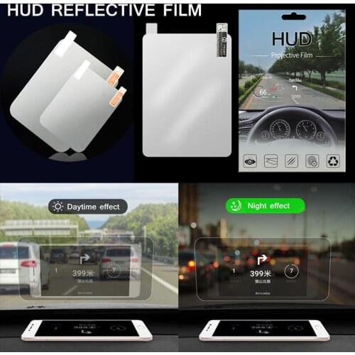 Car HUD Reflective Film Head Up Display System Film Fuel Consumption Overspeed Display Car HUD Reflective Film Auto Accessories