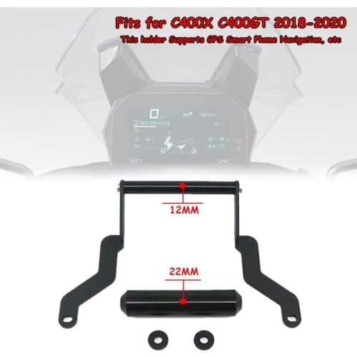 C400 X GT GPS Smart Phone Navigation Mounting Bracket Holder Adapter Mounts Support Kit For BMW C400X C400GT 2018 2019 2020