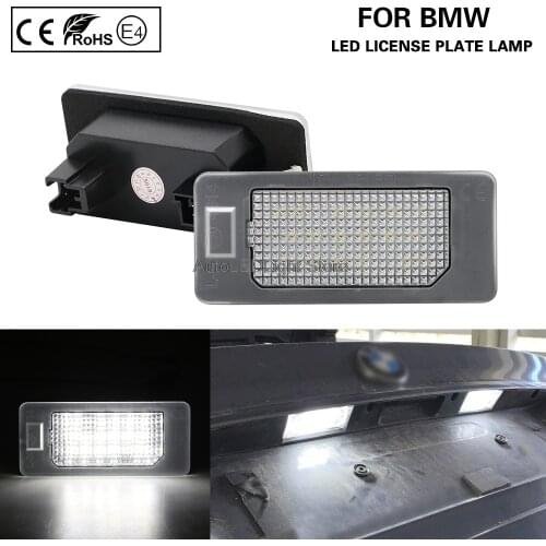 For BMW E39 E46 E60 E61 X5 E70 E71 E72 E82 E84 E88 E90 E91 E92 E93 F10 F11 F25 F26 M3 F80 F83 Car LED License Number Plate Light