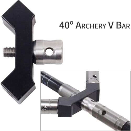 For recurve bow Balance Bar Shock Absorber Accessory Hot sale archery aluminiumalloy V bar