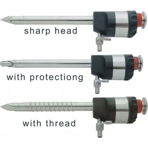 Laparoscopic trocars reusable 5mm 10mm laparoscopy magnetic trocar set