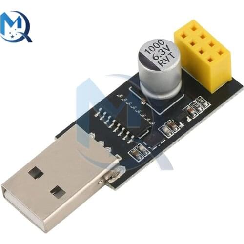 Wireless Communication Microcontroller CH340 USB to ESP8266 ESP-01 ESP-01S Wifi Module Adapter Converter for Arduino