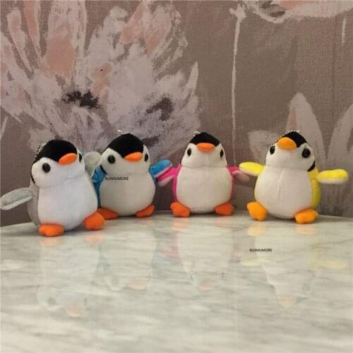 CUTE Mix Colors 10CM Height aApprox. Penguin Keychain Plush TOY