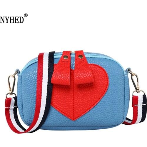 NYHED Girls Cute Messenger Bag Women New Causal Zipper Handbags Small Purse