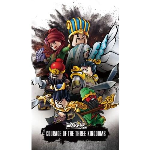 Single sale The Three Kingdoms Mediaeval Times Figures Mini Dolls Building Blocks Bricks Toys For Children Gift Decooll20301-12