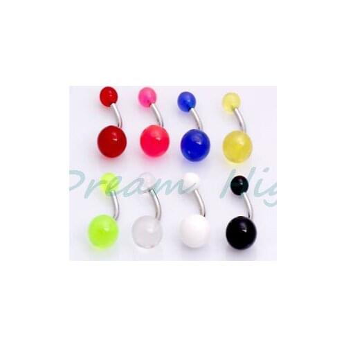 Wholesale Belly button Ring Navel Piercing Bar Banana Fashion Body Jewelry 300pcs/lot Free Shipping Promotional Gift 14G