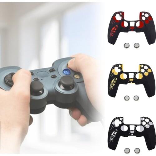 Durable Soft Silicone Gamepad Protective Case Cover for PS5 Controller Handle Thumb Accessories for Xbox One Controller