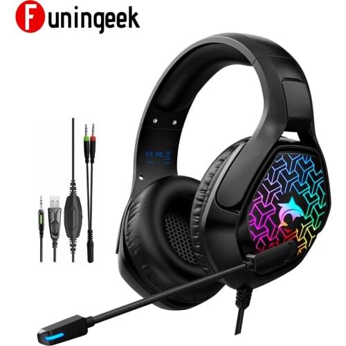 Headset Gamer Wired Headphones For Computer/PS4/XBOX Headphone With microphone Casque Gaming 3.5mm Audio Stereo headset PC