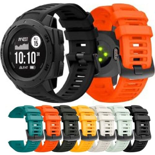 22mm Watch Strap For Garmin Fenix 6 6S 6X Pro 5 5X 5S 5S Plus 3HR 935 Silicone Wristband Strap Band For Garmin Vivoactive 4S 4