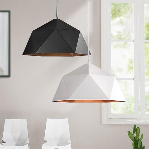 Modern Led Pendant Lights Fixture With Iron Lampshade For Diningroom Cafe Bar Restaurant Nordic Hanging Lamp Lustre Luminaire
