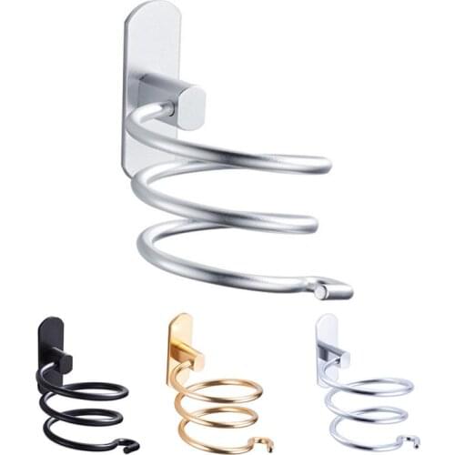 Stainless Steel Hair Dryer Rack Anti-rust Hair Dryer Rack Stand Shelf Bathroom Accessory Holder For Hairdryer Racks Dropshipping