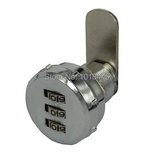 Heavy Duty Combination Lock, Keyless dial Cam Lock for Filing Cabinet and Drawers, cam locks for lockers