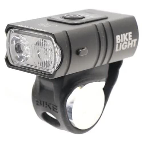 Led Bicycle Bike Front Light Power Display MTB Mountain Waterproof Usb Cycling LED Bike Frame Lamp