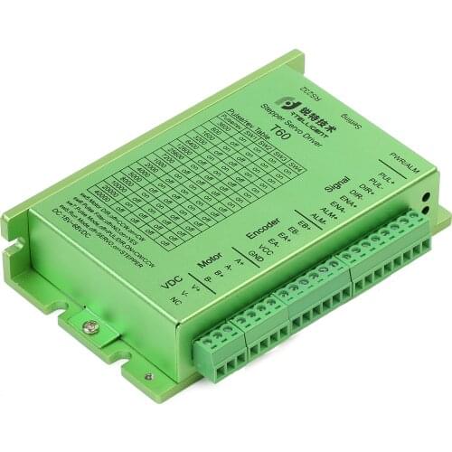 T60 Nema 23 24 Stepper Servo Motor Driver DC 24V - 50V Power Closed Loop Stepper Driver