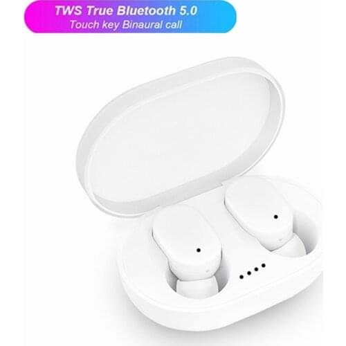 A6S TWS Bluetooth 5.0 Earphone Wireless Headphone Stereo Headset Sport Earbuds Microphone with Charging Box For Smartphone