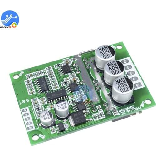 DC 12V-36V 500W PWM Brushless Motor Controller Hall Motor Balancing Automotive Balanced BLDC Car Driver Control Board Module