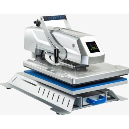 Moving head T-shirt high temperature heat press machine with working size of 40 * 50cm