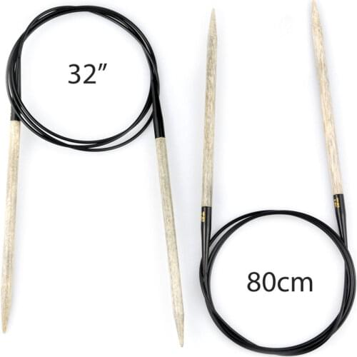 Lykke Driftwood 32 inch (80 cm ) Fixed Circular Knitting Needle