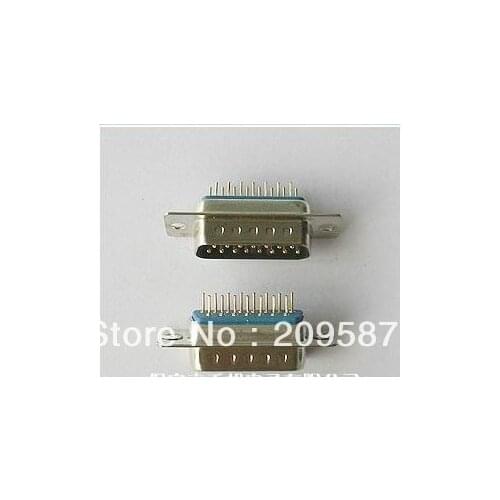 10pcs 15 Pin D-SUB Male DB15M Solder Type Connector DB15