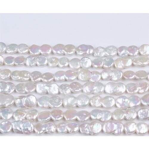13-23mm Peanut Coin Shape Natural irregular Freshwater Coin Pearl