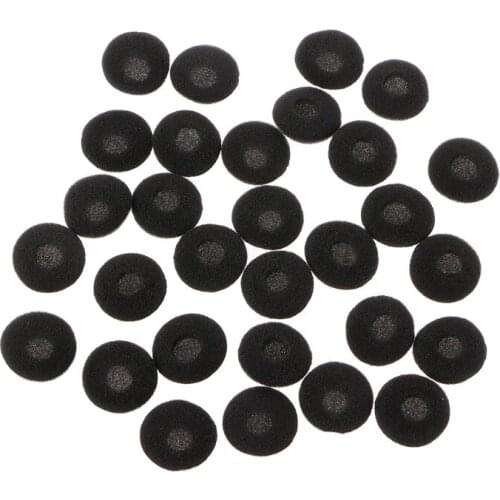 30Pcs 15mm Soft Sponge Earphone Earbud Pad Covers Replacement For MP3 MP4 Mobile Phone Retailsale